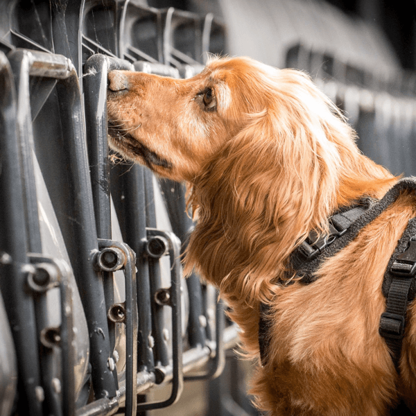 A golden cocker spaniel